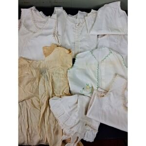 Lot Of 9 Vintage Child Baby Nightgowns Slip Dress Size 2T-10 Her Majesty Upcycle